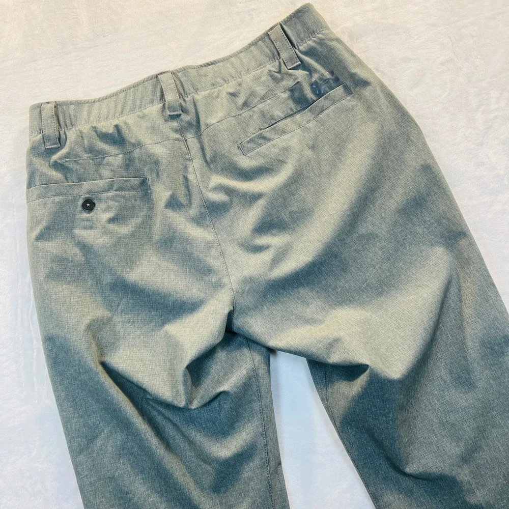 Under Armour Mens Match Play Golf Pants Grey Heather Loose Fit 32x32 Tapered Leg